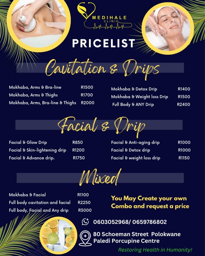 beige gold minimal beauty service price list instagram post