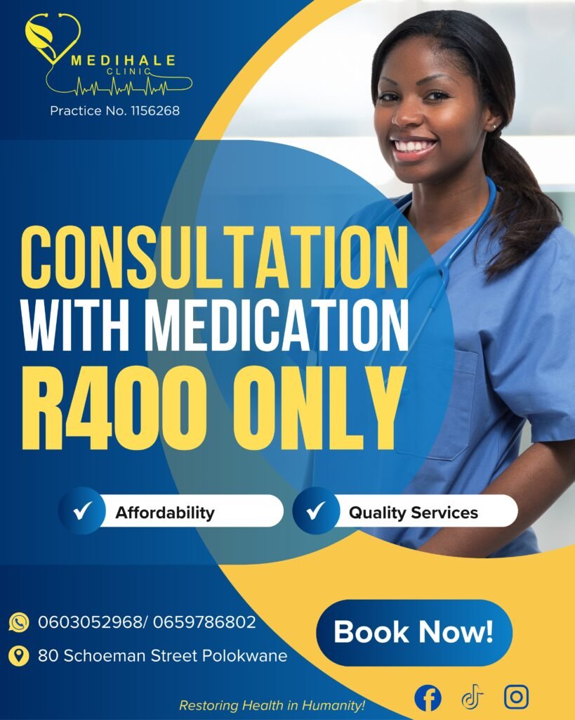 blue and yellow modern ultrasound clinic instagram post