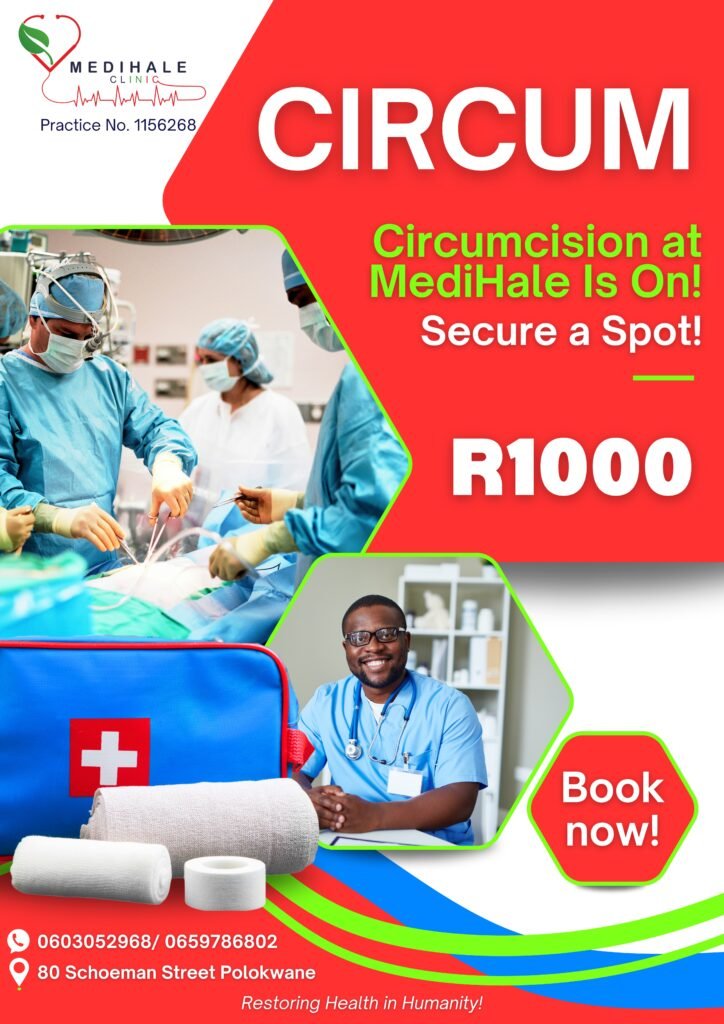 green and blue modern first aid kit supplies poster