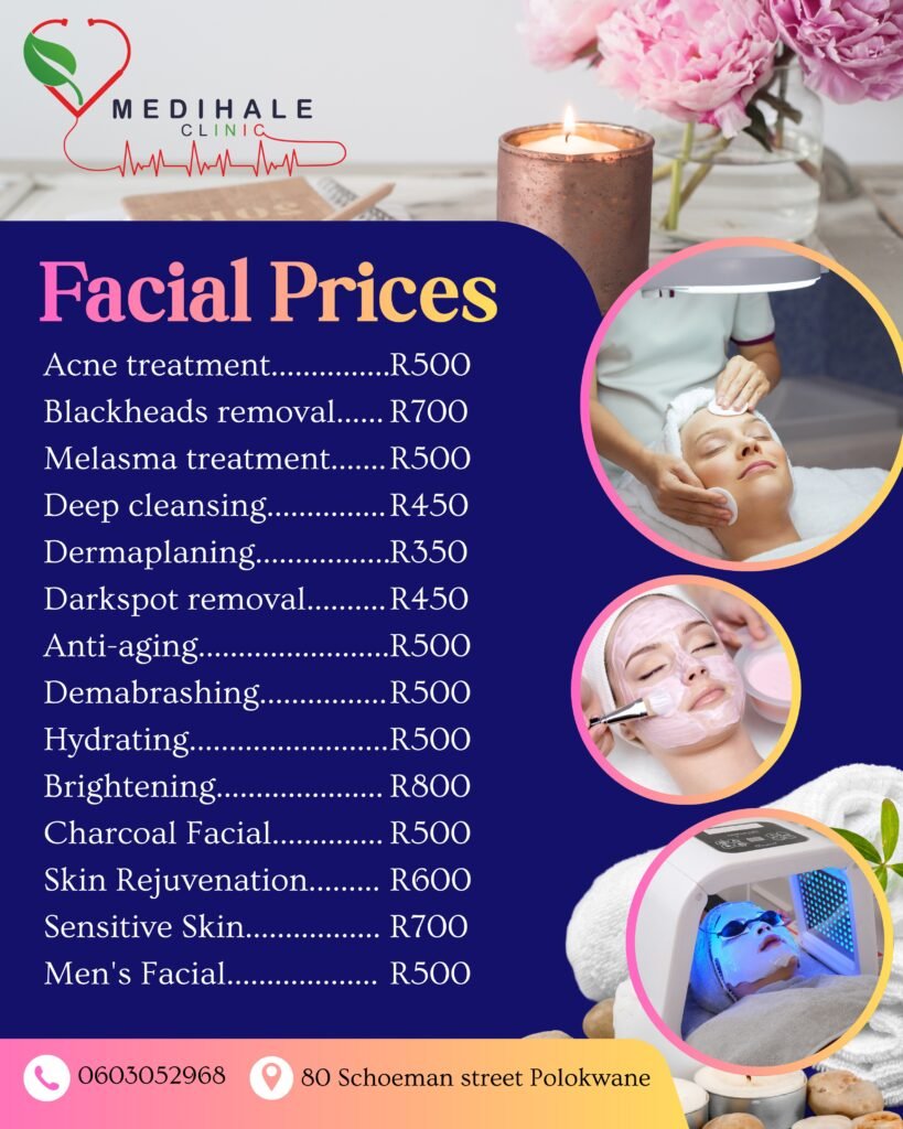 green and white modern beauty and massage spa instagram post